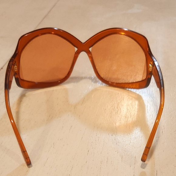 Tom Ford Orange Oversized Sunglasses - Picture 5 of 9